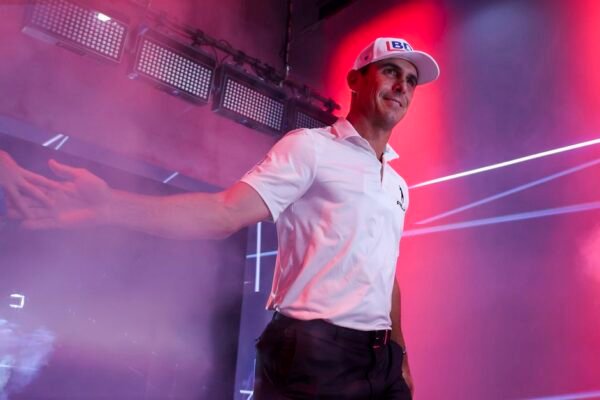 Billy Horschel’s TGL entrance into SoFi Center was horrifying